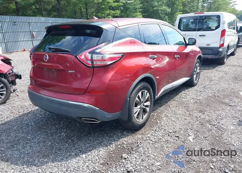 2015 Nissan Murano S from USA, damaged, VIN 5N1AZ2MH9FN274570